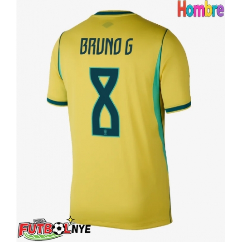 Camiseta Brasil Bruno Guimaraes #8 Primera Equipación Mundial 2026 manga corta
